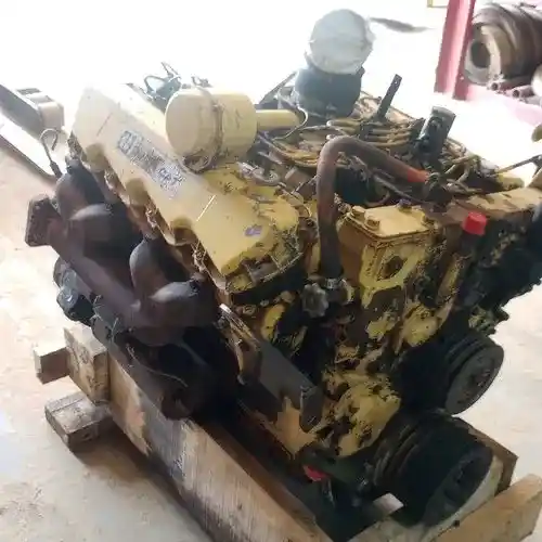 Used Running Diesel Engine, Caterpillar 636 Cubic Inches