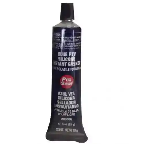 Pro Seal 6BR Blue RTV Silicone 3 oz. fits Fluids/Chemicals/Oil/Additives Silicone Sealant & Threadlock