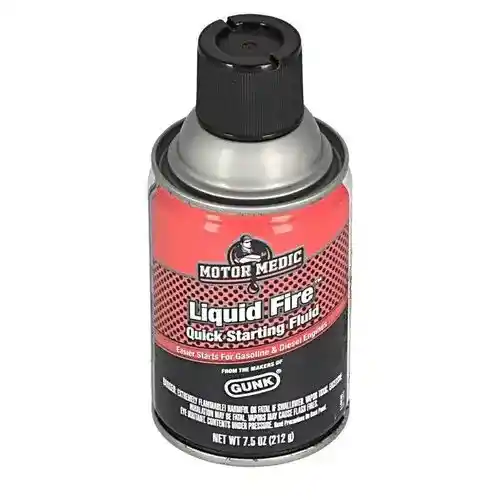 Liquid Fire Quick Starting Fluid 7.2 oz. fits Fluids/Chemicals/Oil/Additives Starting Fluid