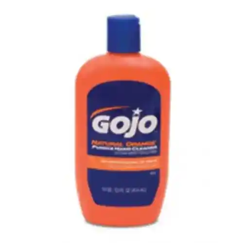 GOJO Natural Orange Hand Cleaner with Pumice 14 oz Squeeze Bottle fits Shop Towels / Cleaners Hand Cleaner