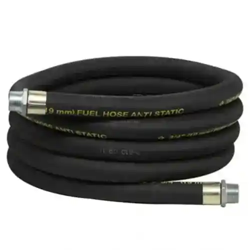 GROZ® Fuel Hose Anti-Static 12' x 1" NPT Male fits Pumps, Hoses, Nozzles, Filters Fuel Hoses