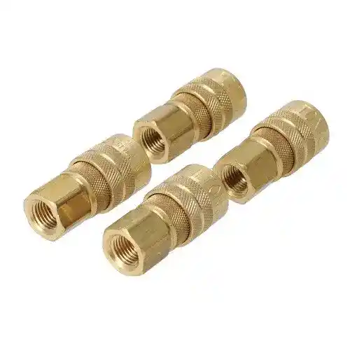 Milton Air Tool Coupler – Female Body M-Style 1/4" FNTP 4-pack fits Tools Air Compressor Accessories