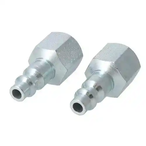 Milton Air Tool Plug - Female M-Style 3/8" FNTP 2pk fits Tools Air Compressor Accessories