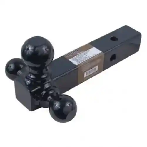 Trailer Tri-Ball Hitch 1-7/8" 2" and 2-5/16" Black Powder Coated fits Trailer & Towing Trailer Ball Mount Hitches