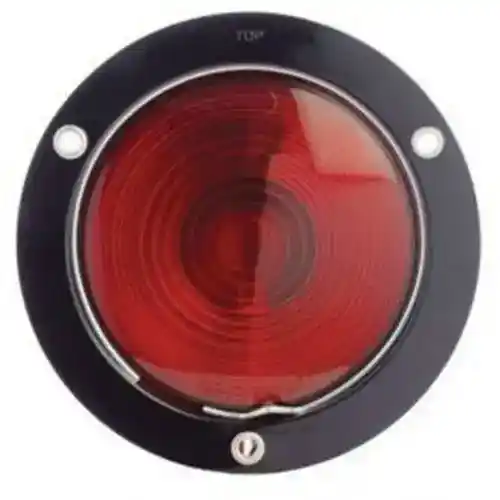Trailer Tail Light Red w/Stop and Turn Indicator 4" Round fits Trailer & Towing Trailer Lighting