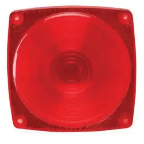 Trailer Tail Light Red Replacement Lens 4-1/2" Square fits Trailer & Towing Trailer Lighting