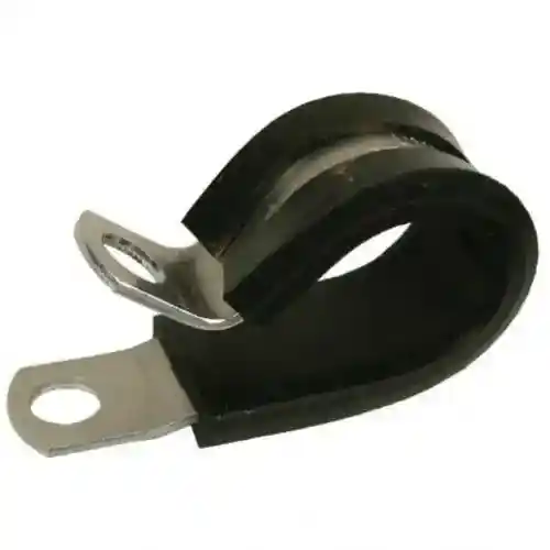 Rubber Insulated Clamps 1/4" ID - 20 Pack fits Wiring, Relays, Switches Clamps