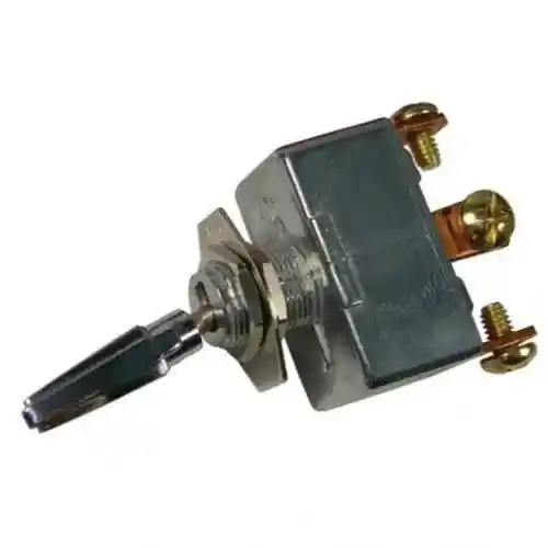 Toggle Switch On-Off-On Chrome 6-12 Volt 50 Amp fits Wiring, Relays, Switches Switches