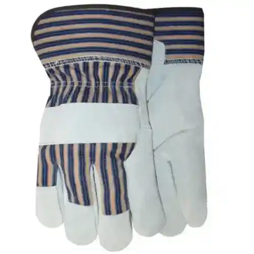 Gloves - Heavyweight Suede Leather Palm Large fits Workwear Gloves