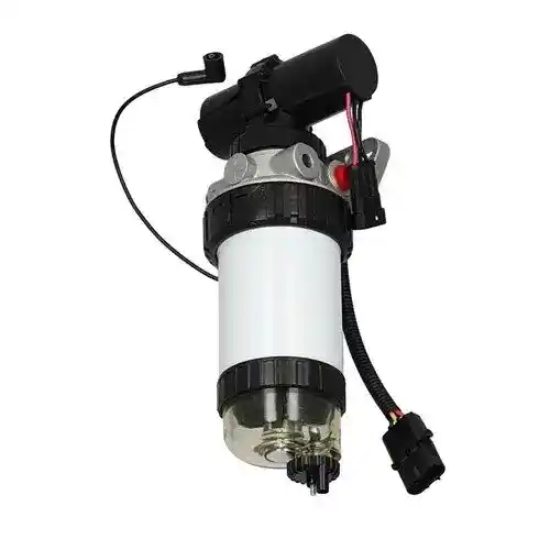 Electric Fuel Lift Transfer Pump Assembly fits New Holland TM120 TM125 TM130 TS90 TS100 TS110 TS115 87802728 fits Ford fits Case IH 87374411 87802203