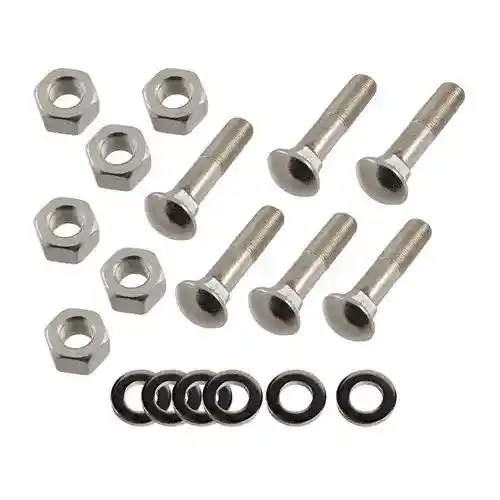 Rear Rim Bolt Kit - Fine Thread fits John Deere 1020 2020 2030 2040 19H1863 fits Case G10701 fits International 703929R1 fits Massey Ferguson 180876M1