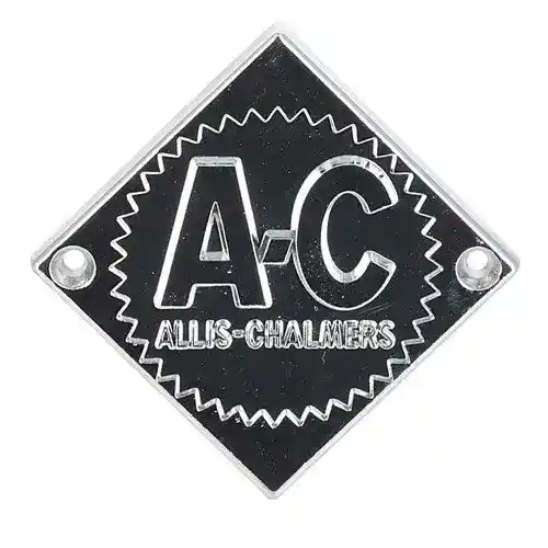 Emblem Chrome with Chrome Background And Starburst fits Allis Chalmers D10 D12 D14 D15 D17 D19 D21 ED40 70246724 70233852 fits Gleaner A2 C E E3 F