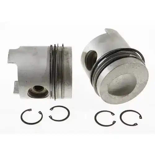Piston and Rings - .040" Oversize Single Cylinder fits Ford A66 BSD666T 401T A66 TW15 TW20 TW25 TW30 TW35 8630 8730 8830 9700 D9NN6108F