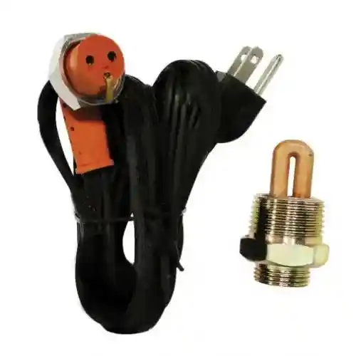Frost Plug Heater - 1" 400 Watt 120V fits Massey Ferguson 1150 1155 fits Kubota D905 D1005 D1105 V1305 V1505 fits Yanmar 4TNE98 fits Belarus 800 900