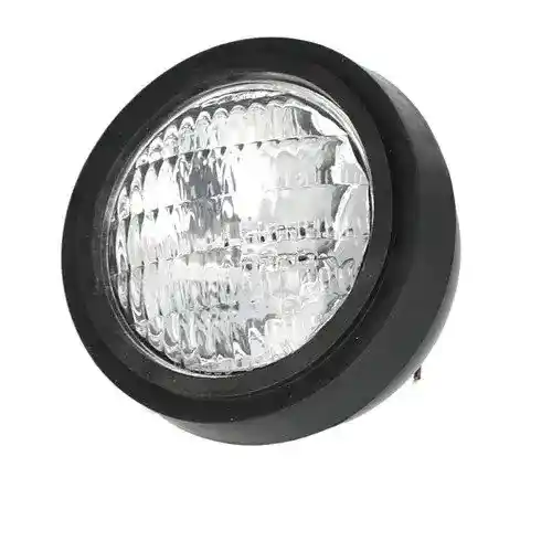 Sealed Beam Headlight Assembly - 12V Round Rear Stud Mount fits John Deere 2040 3020 4000 4020 AT13381 fits Case A32536 fits International 388945R91