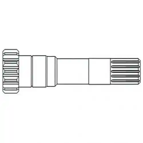 Pinion Shaft fits Massey Ferguson 135 148 150 155 165 168 185 188 235 240 245 250 270 282 283 290 565 590 255 265 275 285 550 20 30 40 50C 1868530M91