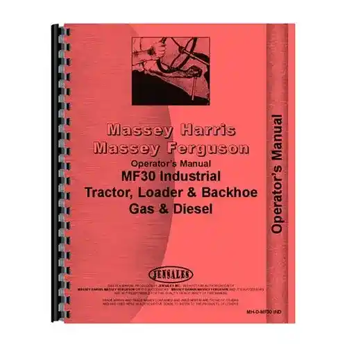 Operator's Manual fits Massey Ferguson 30 30