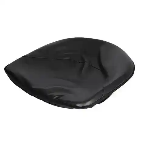 Pan Seat 21" Deluxe Cushion Vinyl Black fits John Deere fits International fits Massey Ferguson fits Ford fits Oliver fits Allis Chalmers