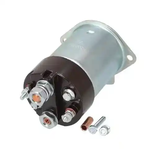 Starter Solenoid - Delco Style,12 Volt - 4 Terminal fits John Deere 2040 3020 4020 4230 AR68304 R11240 fits New Holland fits Case 104290A2R