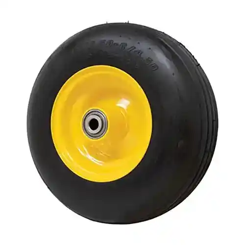 Flat Proof Caster-Ribbed Wheel - 13X6.5-6 fits John Deere Z830A Z840A Z860A Z925A Z930M Z930R Z950A Z950M Z950R Z960A Z960M Z960R Z970A Z970R TCA19309