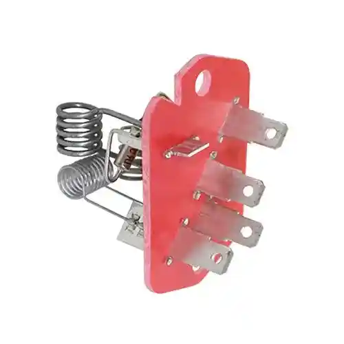 Blower Speed Resistor - 4 Terminal fits John Deere 7210 7410 7610 7710 7810 8100 8200 8300 8430 RE49636 fits JCB 716/19900 fits Caterpillar 501728D1