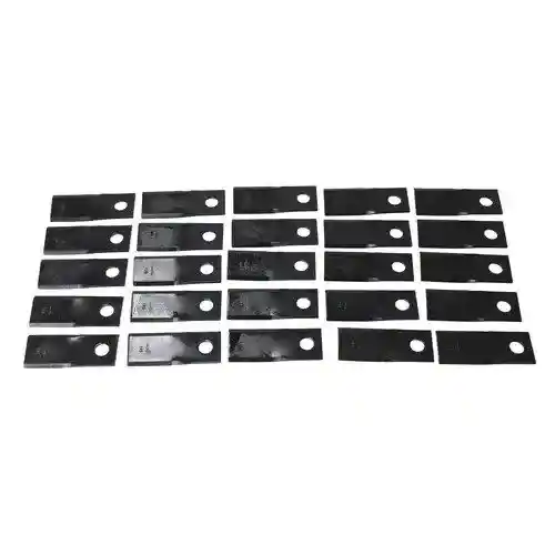 Disc Mower Blade - Left Hand Type 9 25 Pack fits John Deere 1320 1326 270 CC21780 fits New Holland 442 462 784220 fits Gehl 125447 fits Kuhn 56451200