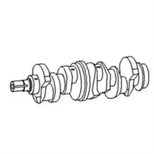 Crankshaft - 74 Teeth and 23 Splined Gears fits John Deere 270 500 500A 500B 500C 510 3020 270 3010 500 500A 500B 500C 510 510A AR40485 R26540R R40570