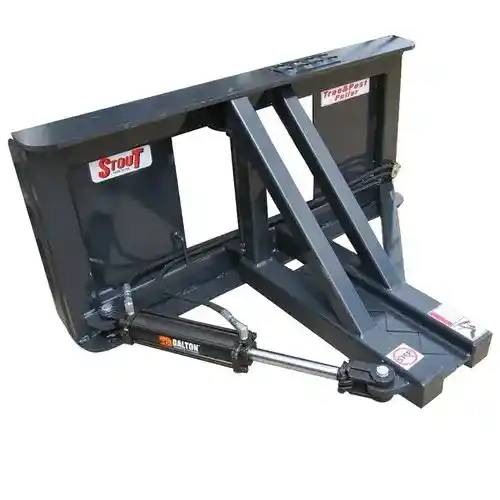 Stout - Skid Steer Tree & Post Puller fits John Deere fits New Holland fits Case fits International fits Massey Ferguson fits Caterpillar fits Ford