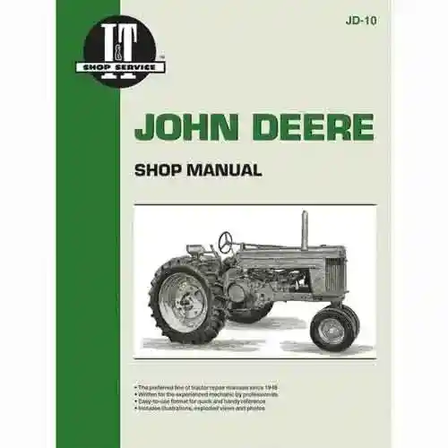 I&T Shop Manual fits John Deere 50 70 50 60 70