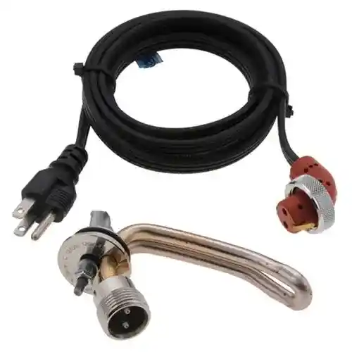 Frost Plug Heater - 1-5/8" 1000 Watt 120V fits John Deere 2355 4040 4050 4055 4240 4255 4440 4450 4455 4640 4650 4755 4840 4850 7520 8430 RE531603