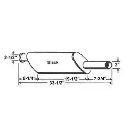Muffler fits John Deere 2020 2010 2020 AT21690 DR-19