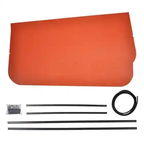 Red Rooster® Tractor & Mower Sun Shade Canopy - Top Only - 48"x52" - Orange