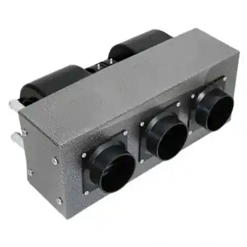 Auxiliary Heater High Output 3 Ducts 16" x 6-1/2" x 9" 30,000 BTU 12V
