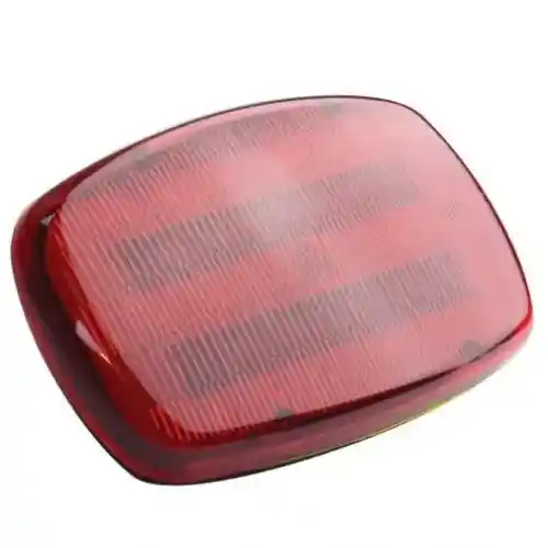 LED Safety Light - Red Lens 4" x 6" Magnetic Base Battery Operated