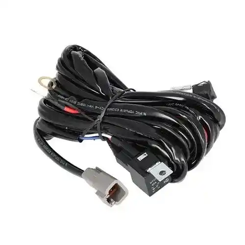LED Light Bar Wiring Harness - 300W 40A Fuse 40A Relay 12V AWG12# Wire