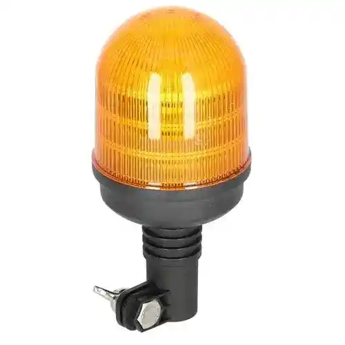 LED Beacon Light - 6 Function DIN Stem Mount Dome Top fits John Deere 6110 6120 6210 6220 6410 7230R 7720 7820 7920 8130 8230 8330 8335R 8430 AZ101891