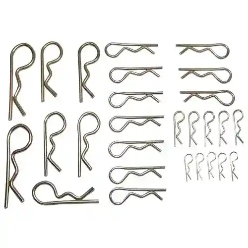 Hitch Pin Clips 27 Piece Assortment 5 Sizes