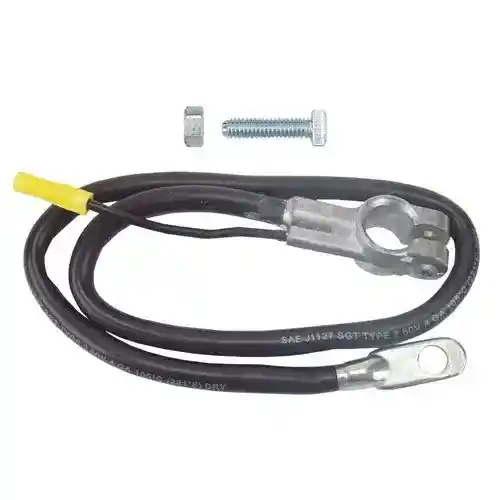 Battery Cable - 25" - Black 4 Gauge