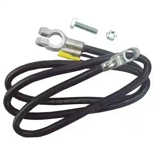 Battery Cable - 48" - Black 4 Gauge