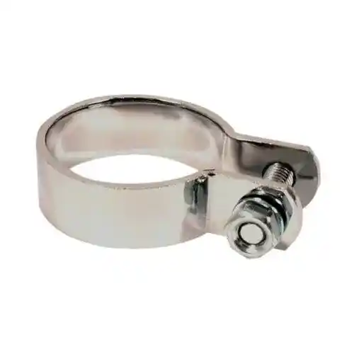 Muffler Clamp - 1-1/2" 1 Bolt Chrome Plated