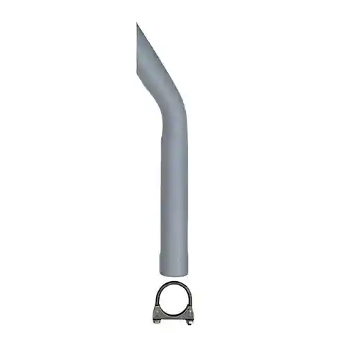 Exhaust Extension 2-1/2" x 18" Curved EE-5