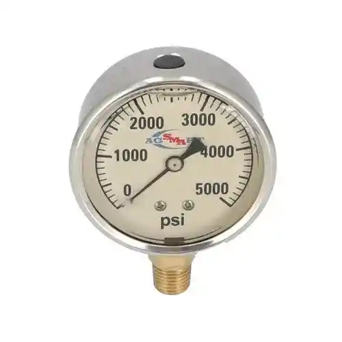 Liquid Filled Stainless Gauge 2-1/2" Diameter 5000 PSI SSG5000 965863 PMHG2 5167068