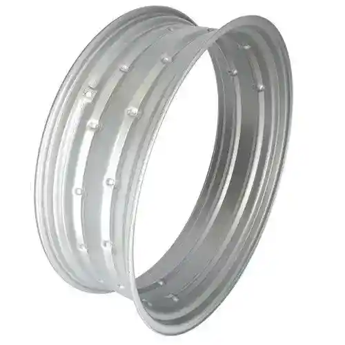 Double Bevel Rear Rim - 12" x 38" Silver Mist
