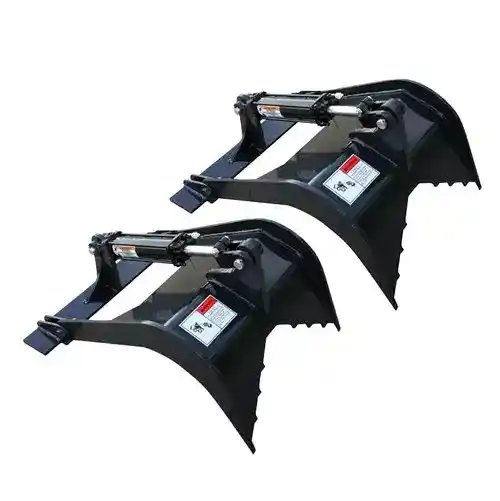 Stout - Skid Steer Grapple Attachment Add-On fits John Deere fits New Holland fits Case fits International fits Massey Ferguson fits Caterpillar